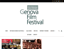 Tablet Screenshot of genovafilmfestival.org